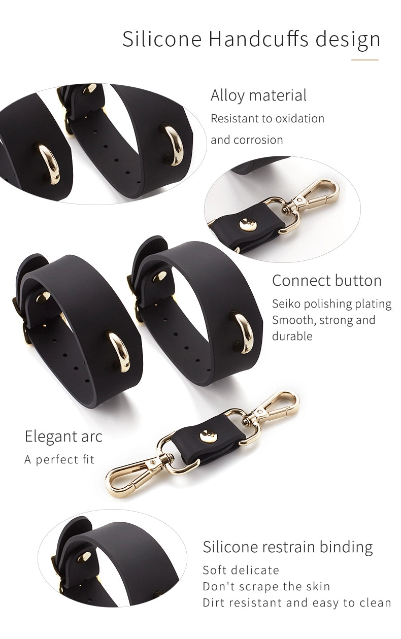 Bondage Bracelet Còng Silicone Dễ Dùng Thú Vị Hot