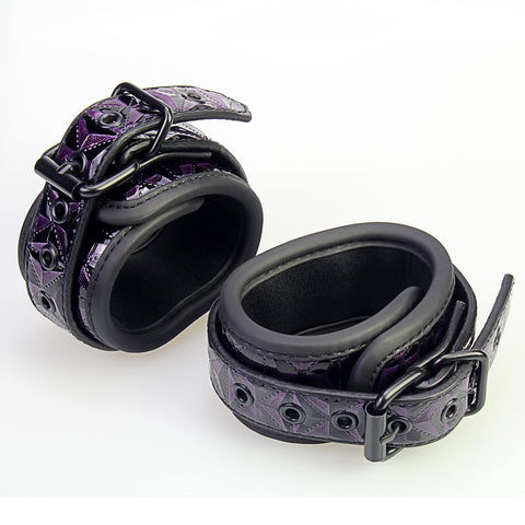 BF Bondage Kit 7pc Tím BDSM An Toàn Thú Vị Cao Cấp