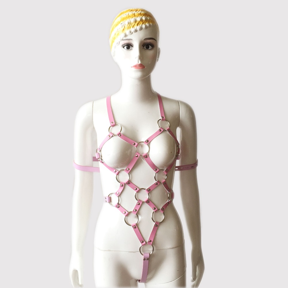 Quần Dây PU Đen Đế Vương Fetish Trói Buộc Chặt