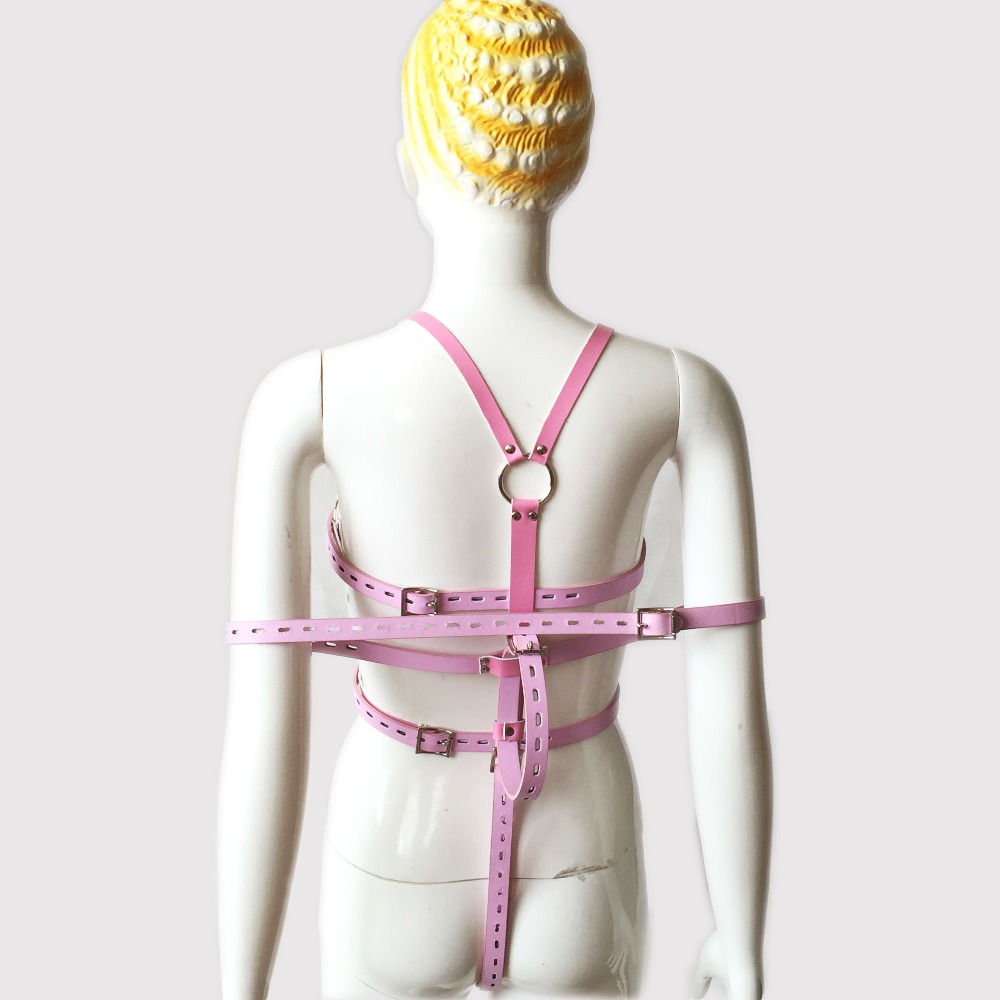 Quần Dây PU Đen Đế Vương Fetish Trói Buộc Chặt