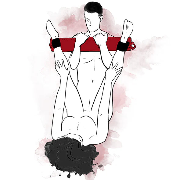 Thanh trói Talea Claret BDSM spreader bar thoải mái cặp đôi
