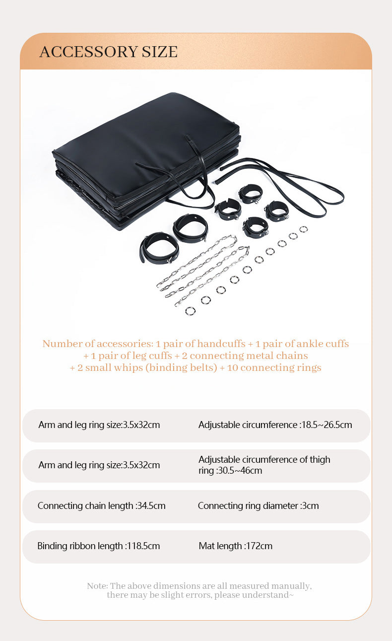 Thảm Gấp ROOMFUN BDSM Nô Lệ Đam Mê Tình Yêu Riêng Tư An Toàn