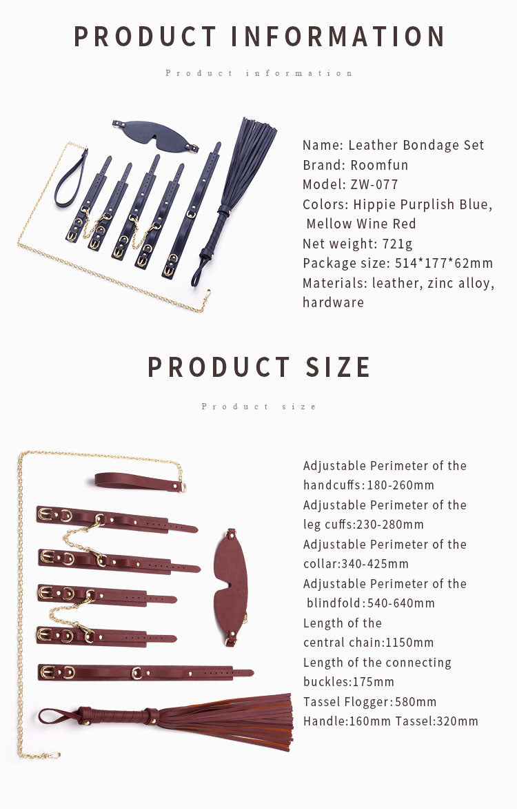 ROOMFUN Bondage Kit Tím Beginner Vui Vẻ Cá Tính