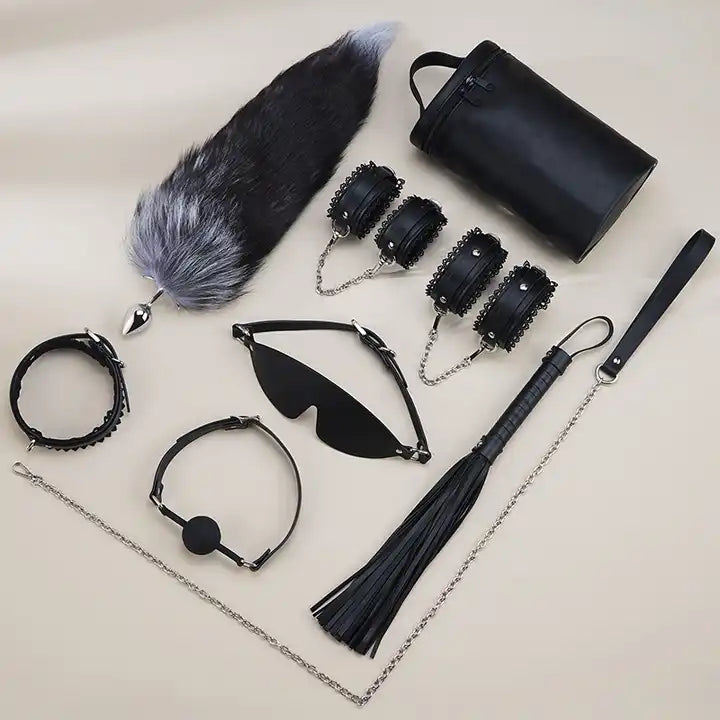 Roomfun SM Bondage Kit Trói Giường Bóng Miệng
