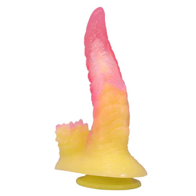 Baile Flame Beast Dildo 22.5cm Hồng Vàng Quái Vật
