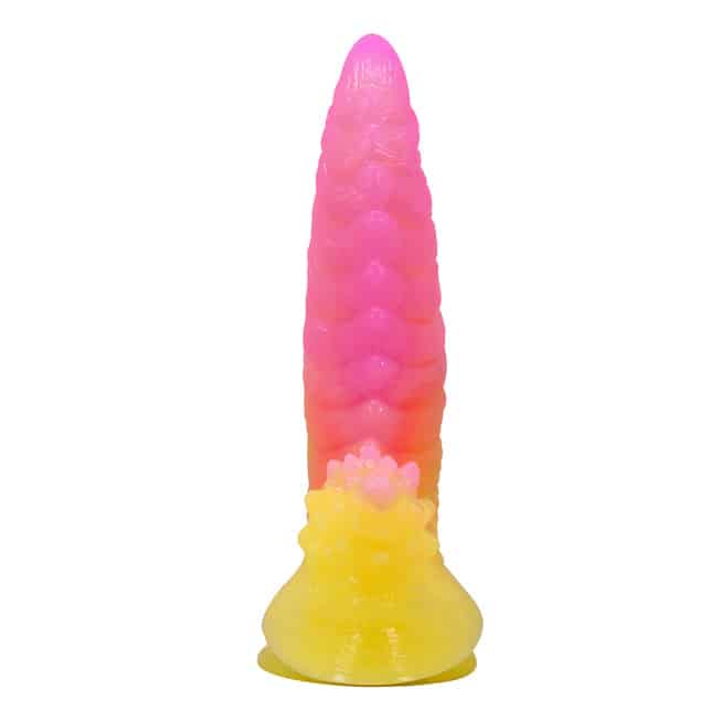Baile Flame Beast Dildo 22.5cm Hồng Vàng Quái Vật