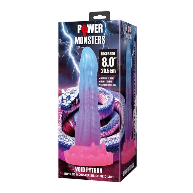 Fallo Baile Void Python silicone đa màu 5.5cm gân sướng