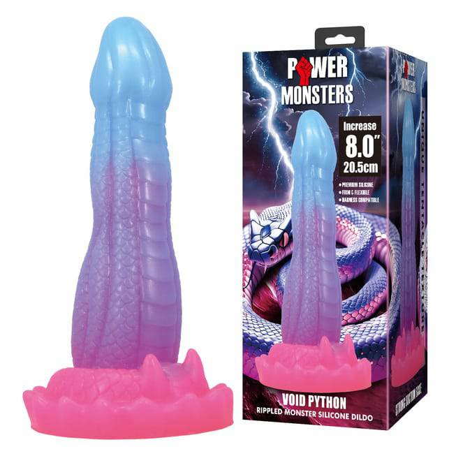 Fallo Baile Void Python silicone đa màu 5.5cm gân sướng