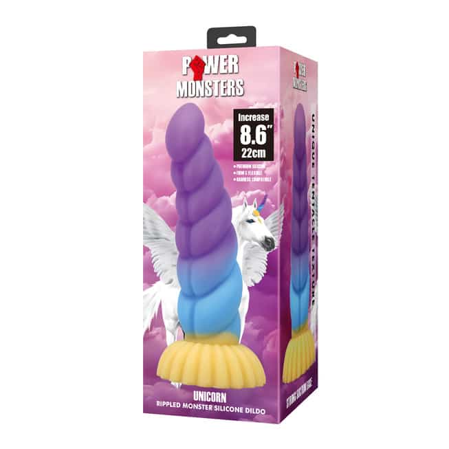 Baile Unicorn Dildo 22cm Silicone Lấp Lánh Fantasy