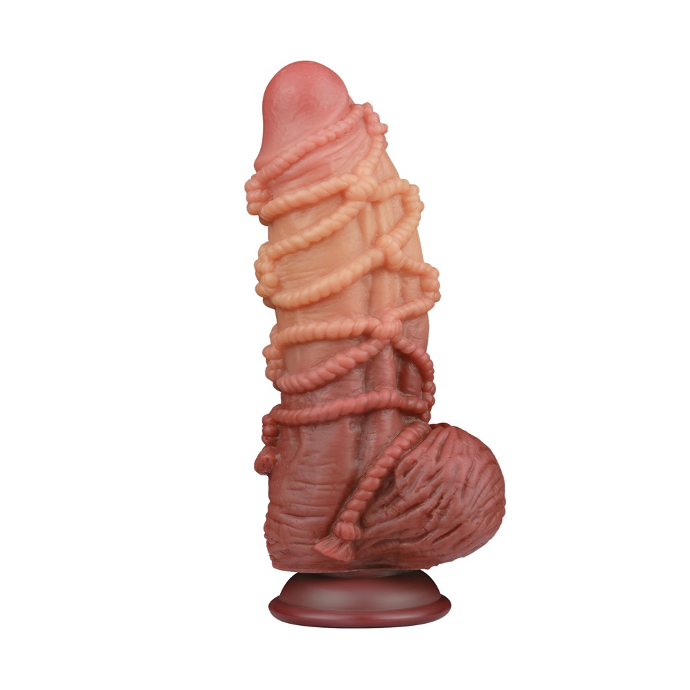 Lovetoy dildo kép buộc dây 24cm silicone kích thích