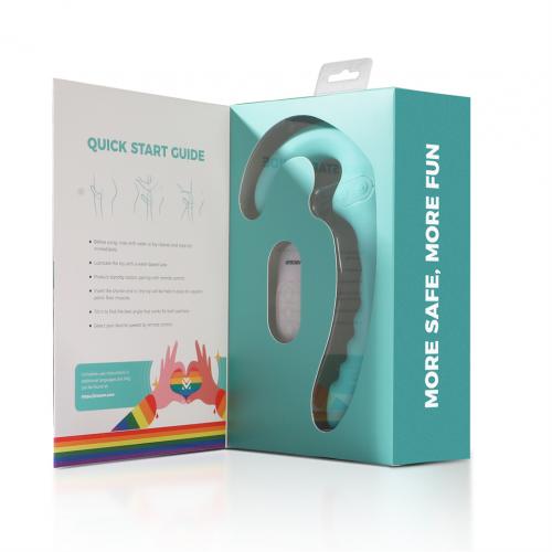 Arosum VibraTwin Đeo Không Dây Siêu Thực 21cm Xanh
