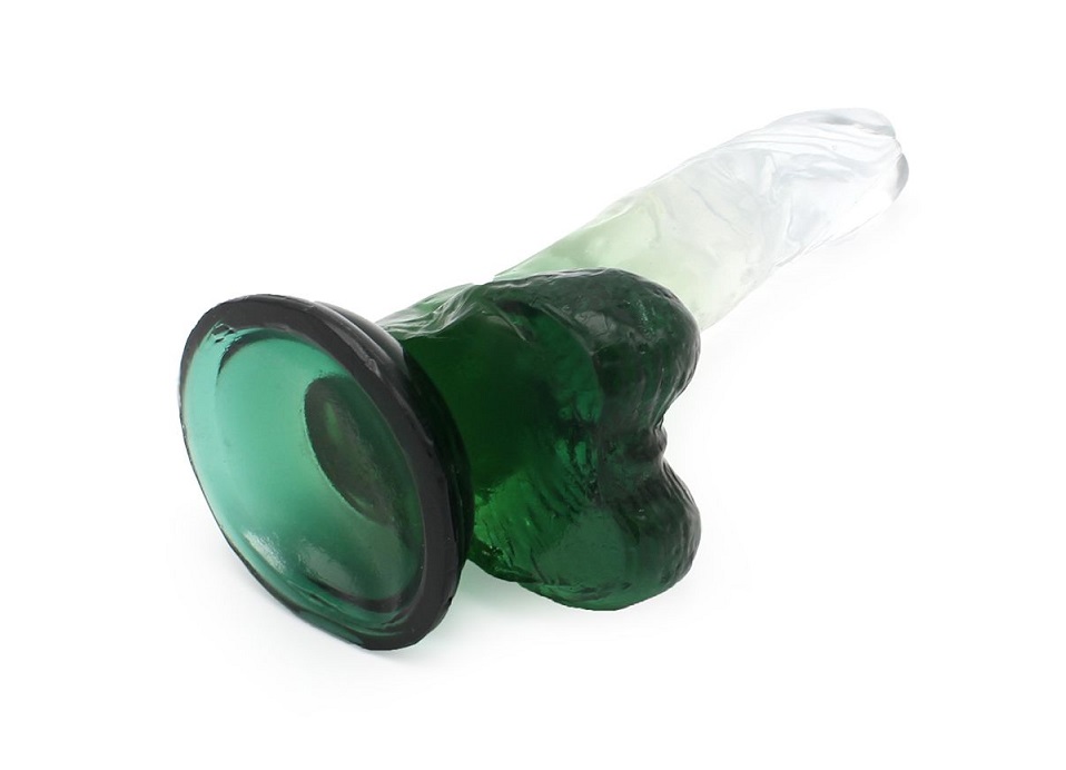 Kiotos Dildo Trong Suốt Xanh 17.5cm, Đỉnh Cao