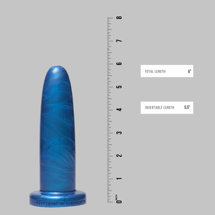 Fleshlight HerSpot Dildo M Xanh Siêu Mềm
