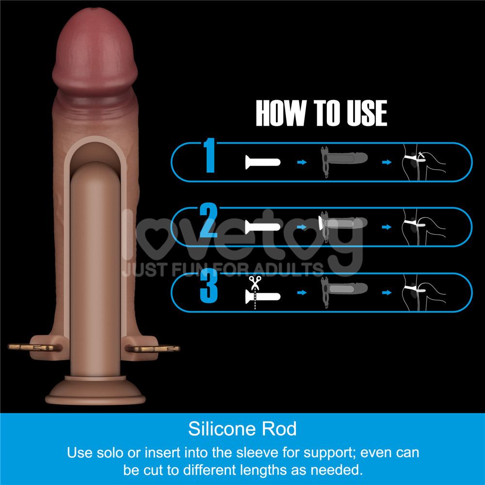 Lovetoy Ingen Strap-on Rỗng 21.4cm Đa Năng Thoải Mái