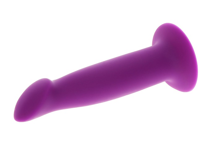 ToyJoy Dildo Tím Đầu Bẹt 16cm Siêu Mềm Mịn Khoái Lạc Mãnh Liệt