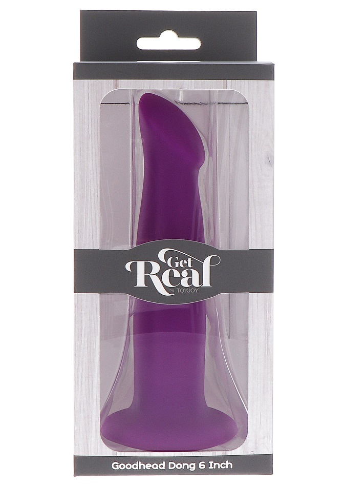 ToyJoy Dildo Tím Đầu Bẹt 16cm Siêu Mềm Mịn Khoái Lạc Mãnh Liệt