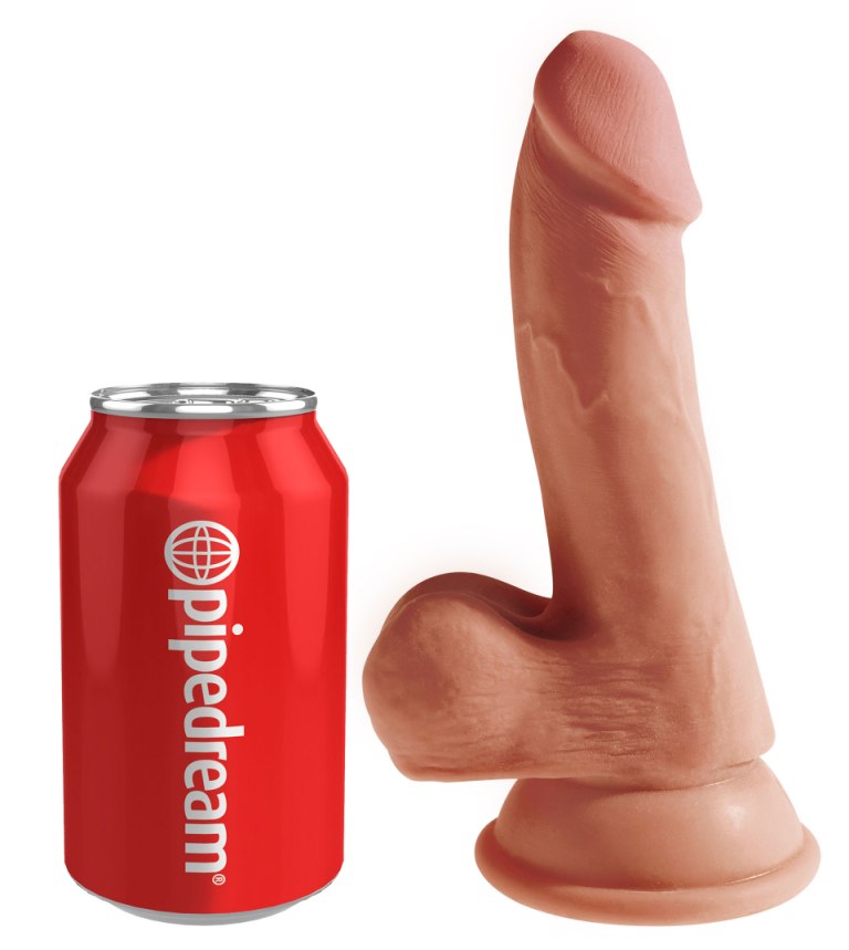 King Cock Caramel 19.7cm 3 Lớp Siêu Thật Nứng Lồn
