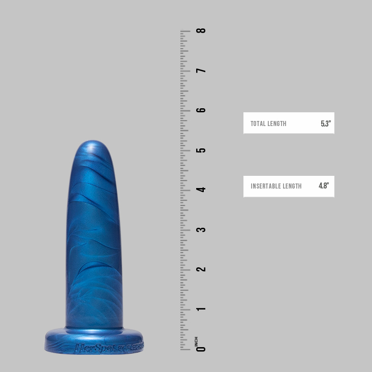 Fleshlight HerSpot Dildo S Xanh 12.95cm Thực Tế Cao Cấp