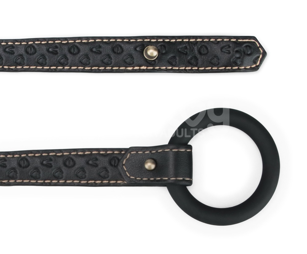 Lovetoy Strap-on Đen Điều Khiển Mạnh Mẽ Nữ Vương