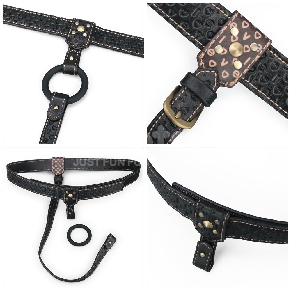 Lovetoy Strap-on Đen Điều Khiển Mạnh Mẽ Nữ Vương