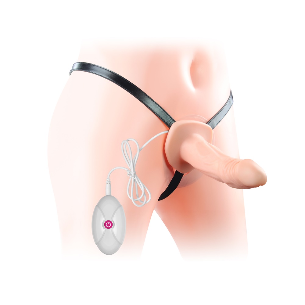 Lovetoy Đeo Đai Yang Vật Rung Da Nude 19cm Thật