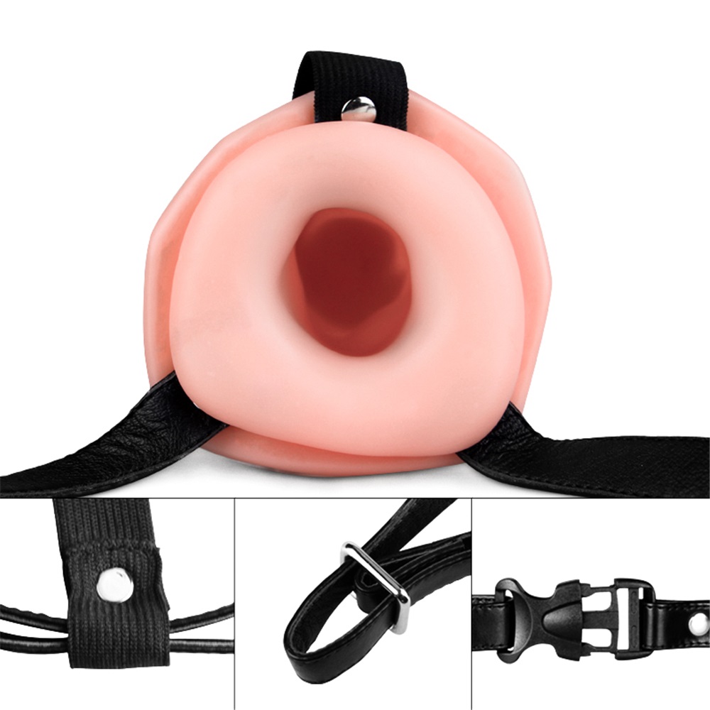 Lovetoy Đeo Đai Yang Vật Rung Da Nude 19cm Thật
