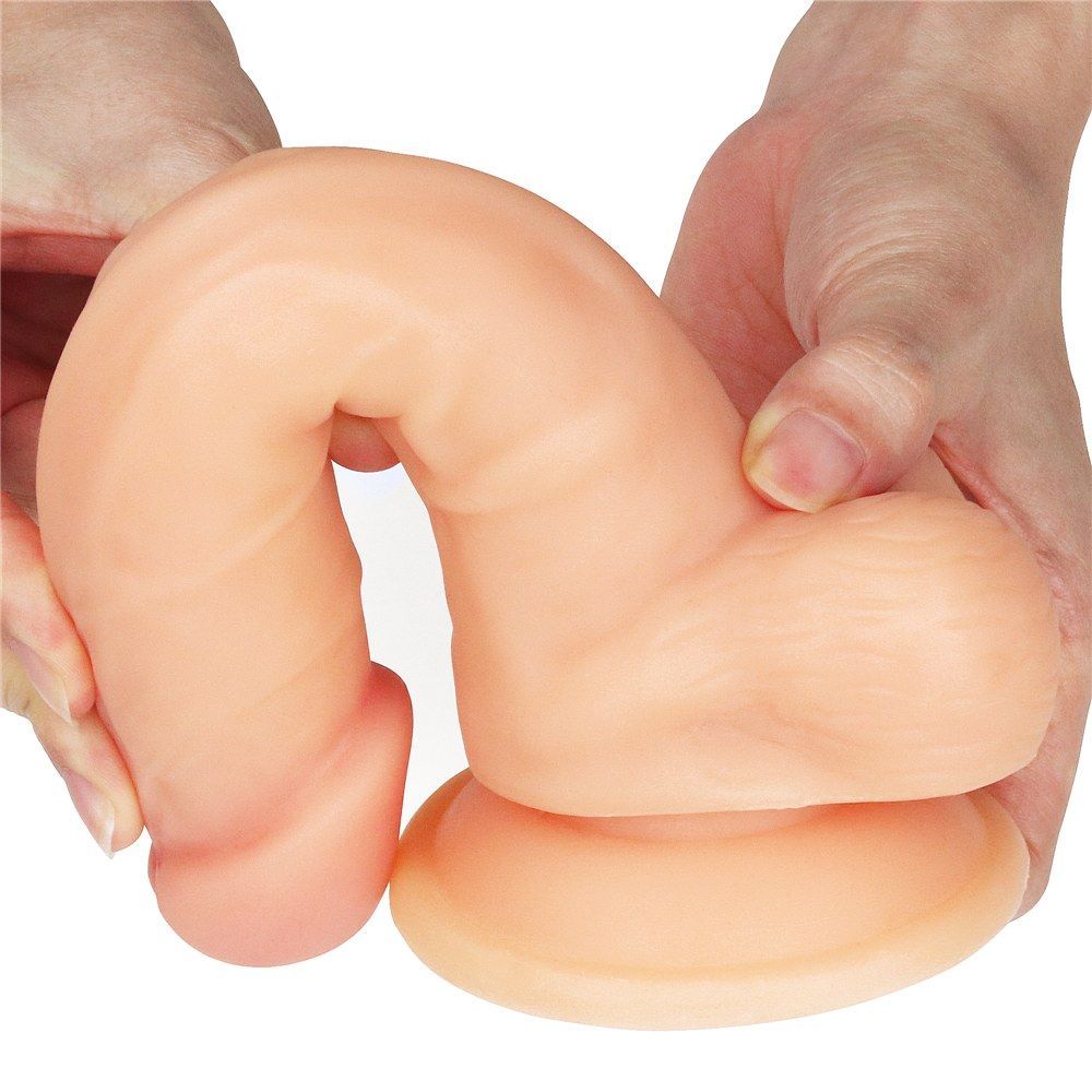Lovetoy 8 Inch Fake Penis Mềm 20cm TPE Thực Tế