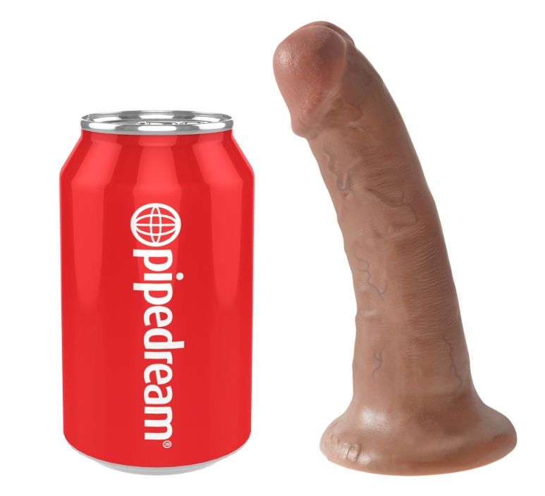 Dildo King Cock 6″ Caramel 4.1cm Dày Thực Tế Mỹ
