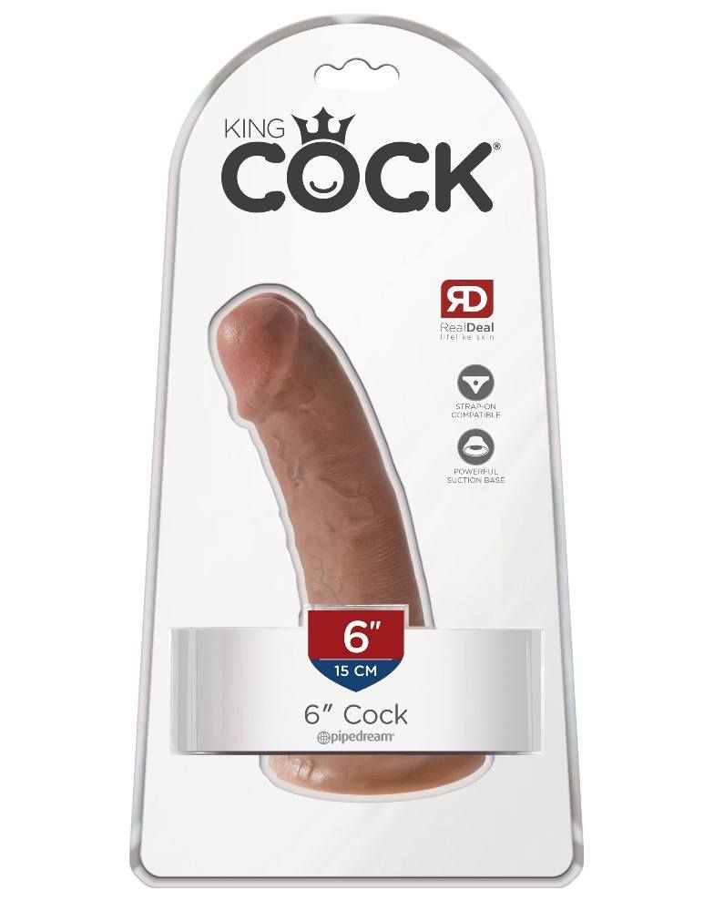 Dildo King Cock 6″ Caramel 4.1cm Dày Thực Tế Mỹ