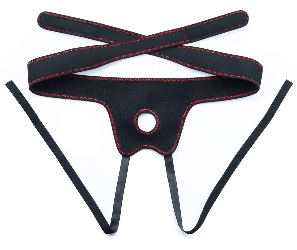 Lovetoy Strap-on Đen Đơn Giản Đeo Êm Ái Khoái Lạc