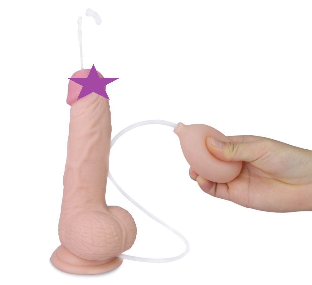 Fake Dương Vật Bắn Tinh Lovetoy 20cm Mịn Màng Thỏa Mãn