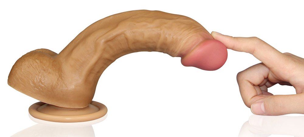 Lovetoy Yang Cụ Silicone 20.5cm 3.9cm Thực Tế Hài Lòng