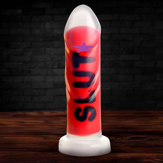 Master Series Dildo Slut Đỏ 4.6cm Lớn Mạnh