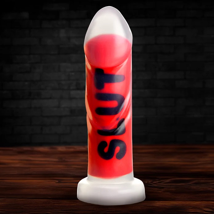 Master Series Dildo Slut Đỏ 4.6cm Lớn Mạnh