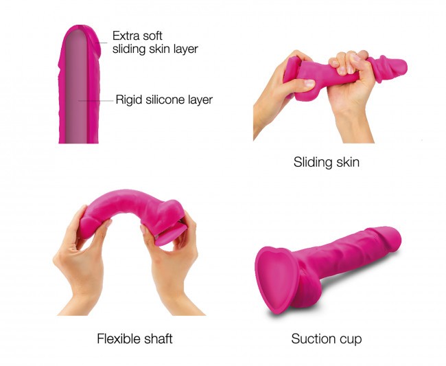 Strap-On-Me Dual Layer M Hồng Thực Pháp Quốc Hot