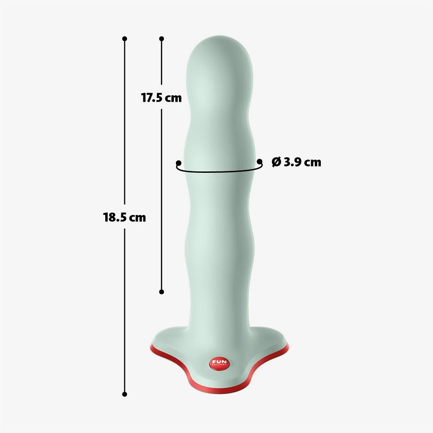 Fun Factory Bouncer Xoay Rung Xanh 18.5cm