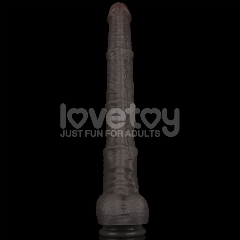 Dildo Lovetoy Dual Skin đen 40cm khổng lồ cực sướng
