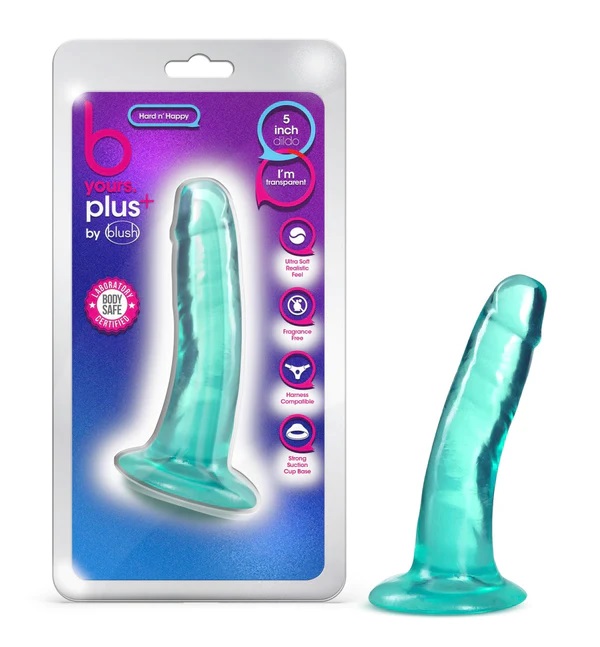 Dildo B Yours 14cm Xanh Trong Gợi Tình Hấp Dẫn