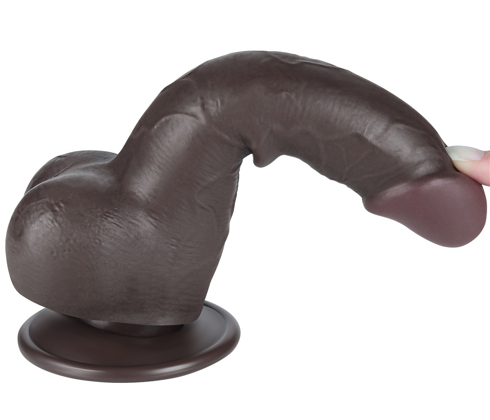 Lovetoy Fake 13.2cm Nâu – Da Thật Sướng Đỉnh Cao!