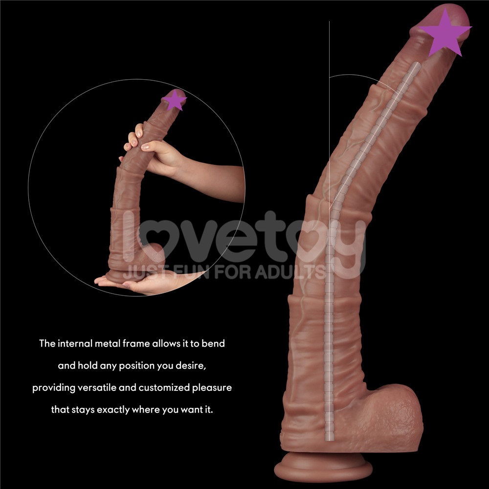 Fake Dương Vật Lovetoy 16 Lớn Siêu Thực Tế Mềm Mịn