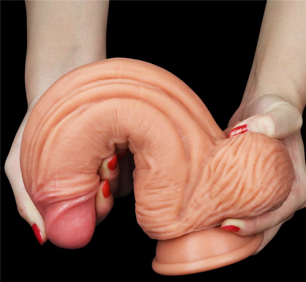 Lovetoy 10 Inch Dildo Double Layer Khổng Lồ Siêu Mạnh Cao Cấp