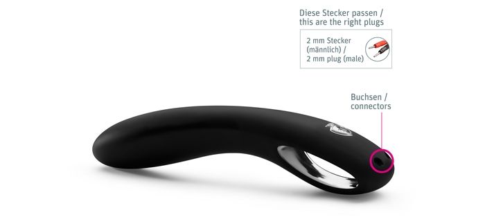 Mystim eStim Conrad 27cm Đen Kích Thích Điện