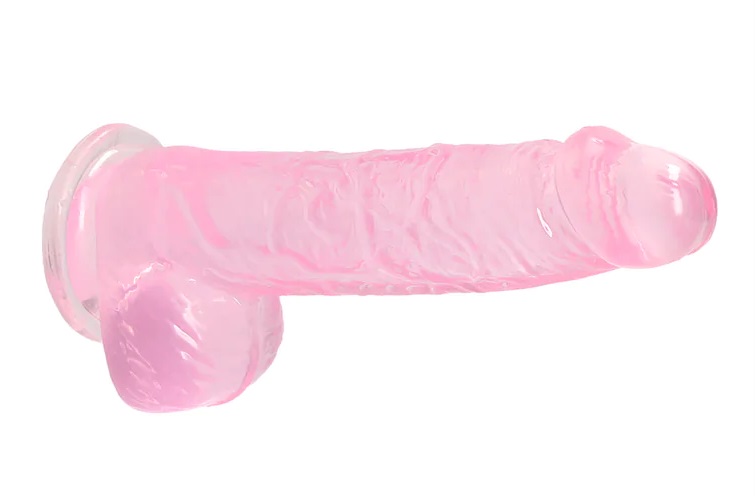 RealRock Dildo 6 Inch Hồng Túi Silicone Siêu Thực Tế