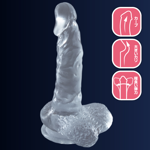 Fake Dương Vật Toysheart M Minh Bạch 17cm Siêu Thực Nhật
