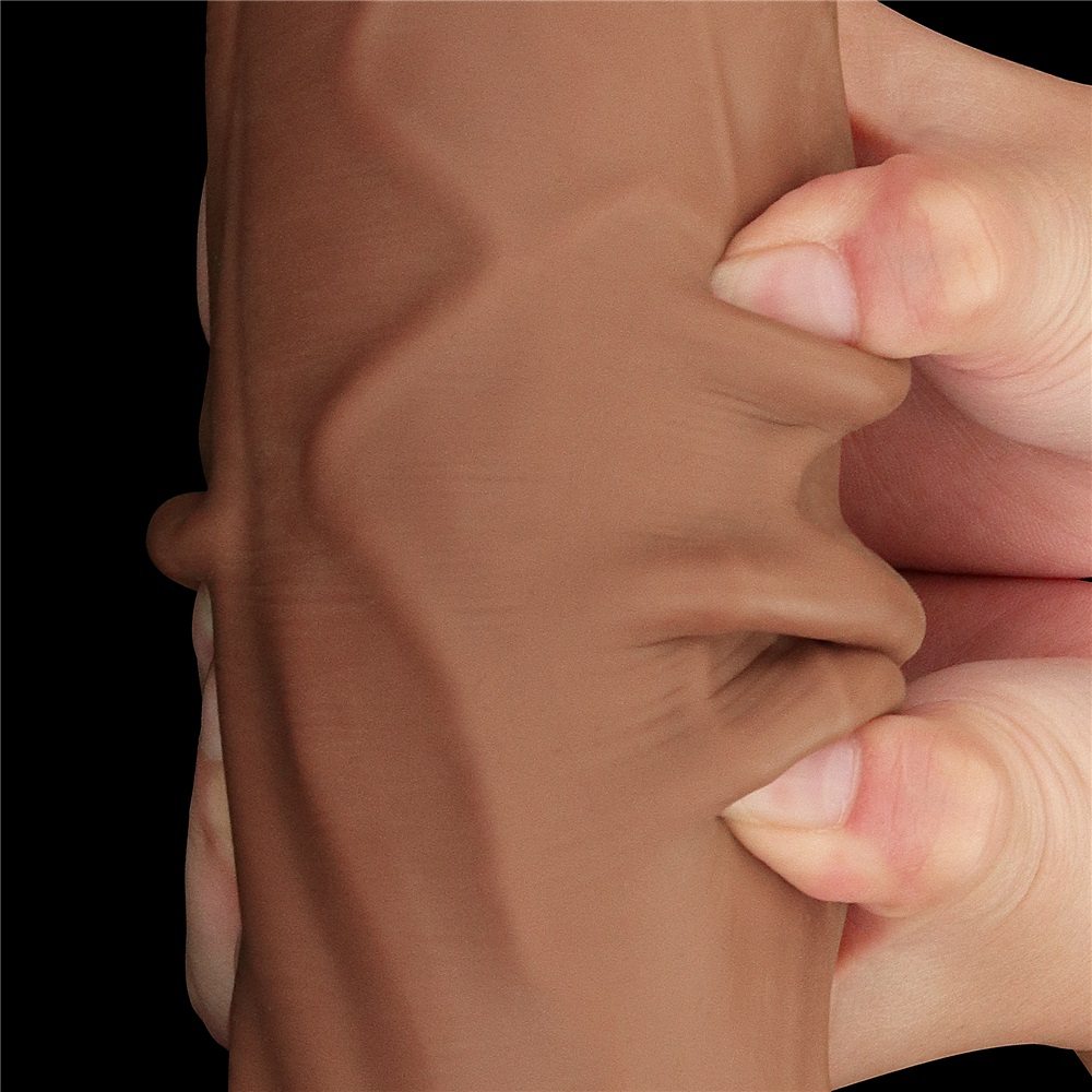 Lovetoy Dildo Skin 12 Nâu 31cm Siêu Thật Gậy Lớn