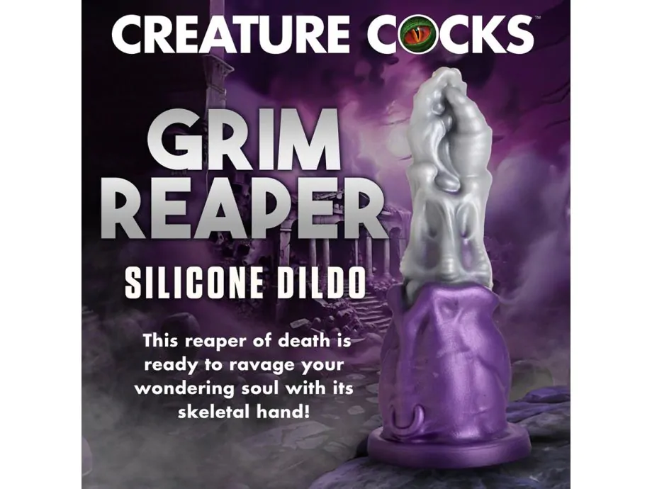 Dildo Grim Reaper 23cm Silicon To Lớn Hút Hồn Huyền Bí