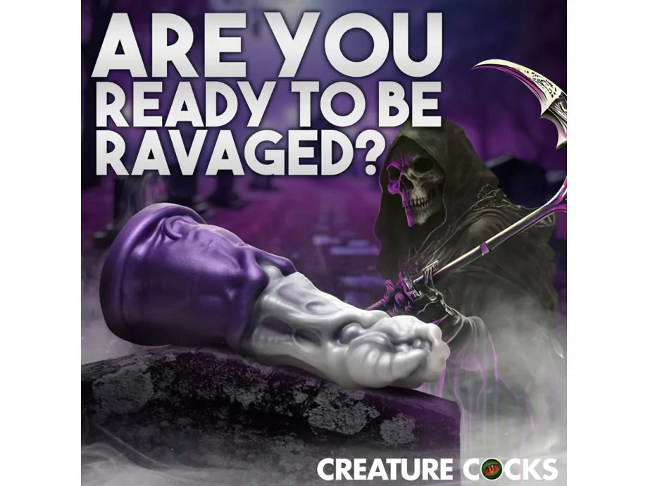 Dildo Grim Reaper 23cm Silicon To Lớn Hút Hồn Huyền Bí