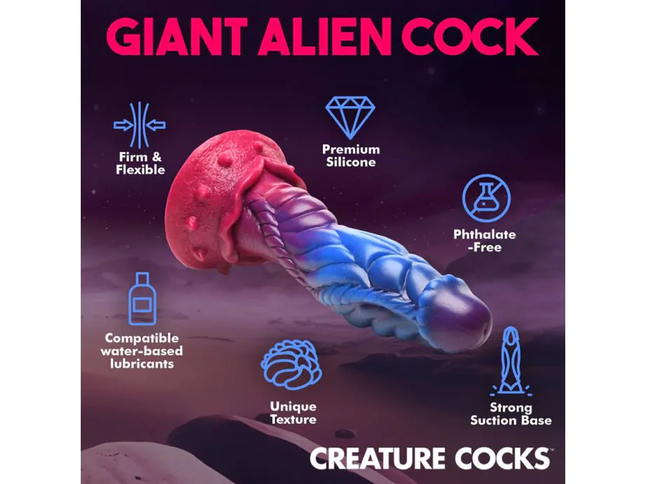 Creature Cocks Intruder Alien Dildo 19cm Silicone Lạ