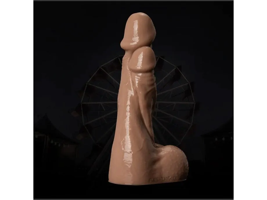 Fleshlight Twisted Dildo Silicone 8" Thực Tế Siêu Hút
