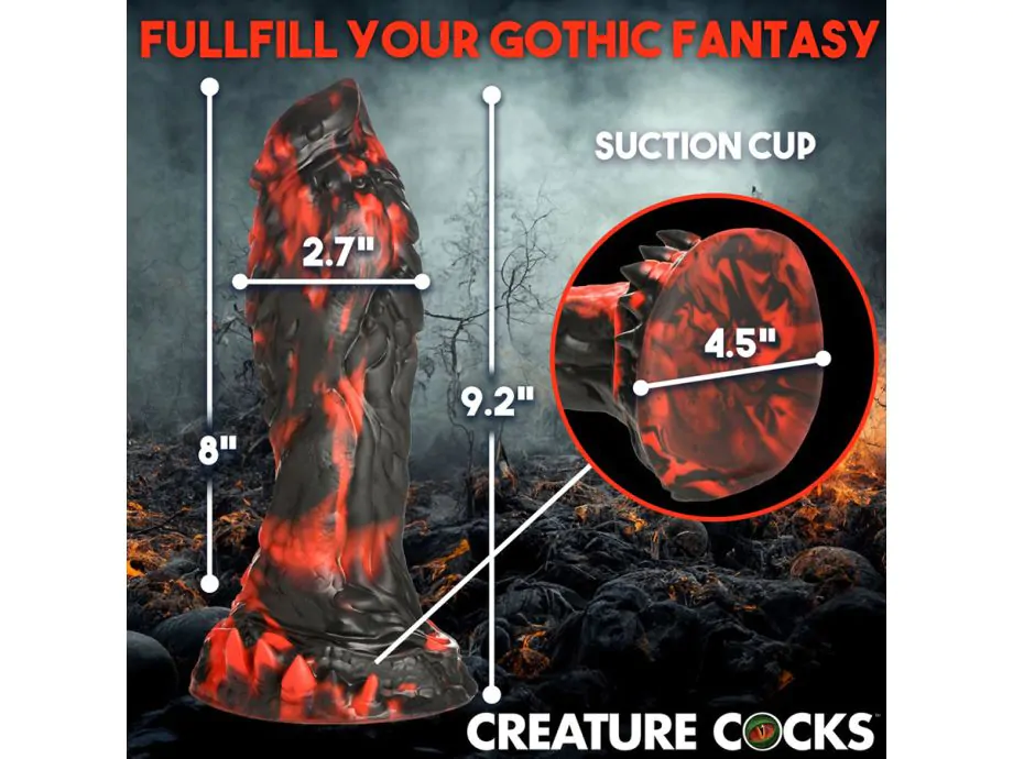 Reaper dildo silicon quái vật 9 inch lớn fantasy đỉnh cao